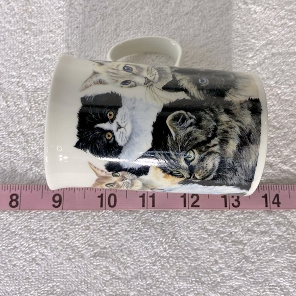 Vintage Dunoon Stoneware Cats’ By Deborah Pope Mug Coffee Cup - Picture 3 of 11